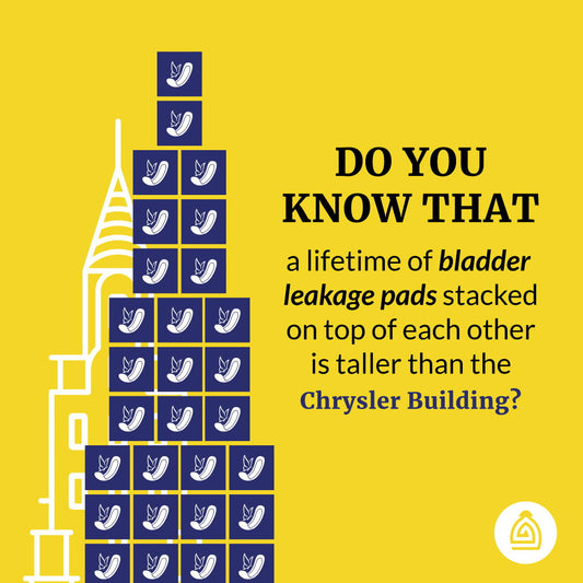 A Lifetime Supply of Pads Is Taller Than The Chrysler Building