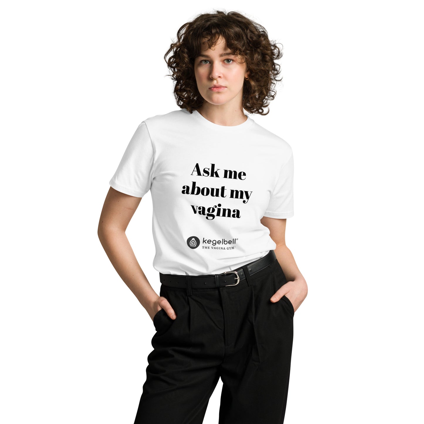 Ask Me About Vagina Unisex T-shirt | Kegelbell®: The Vagina Gym™