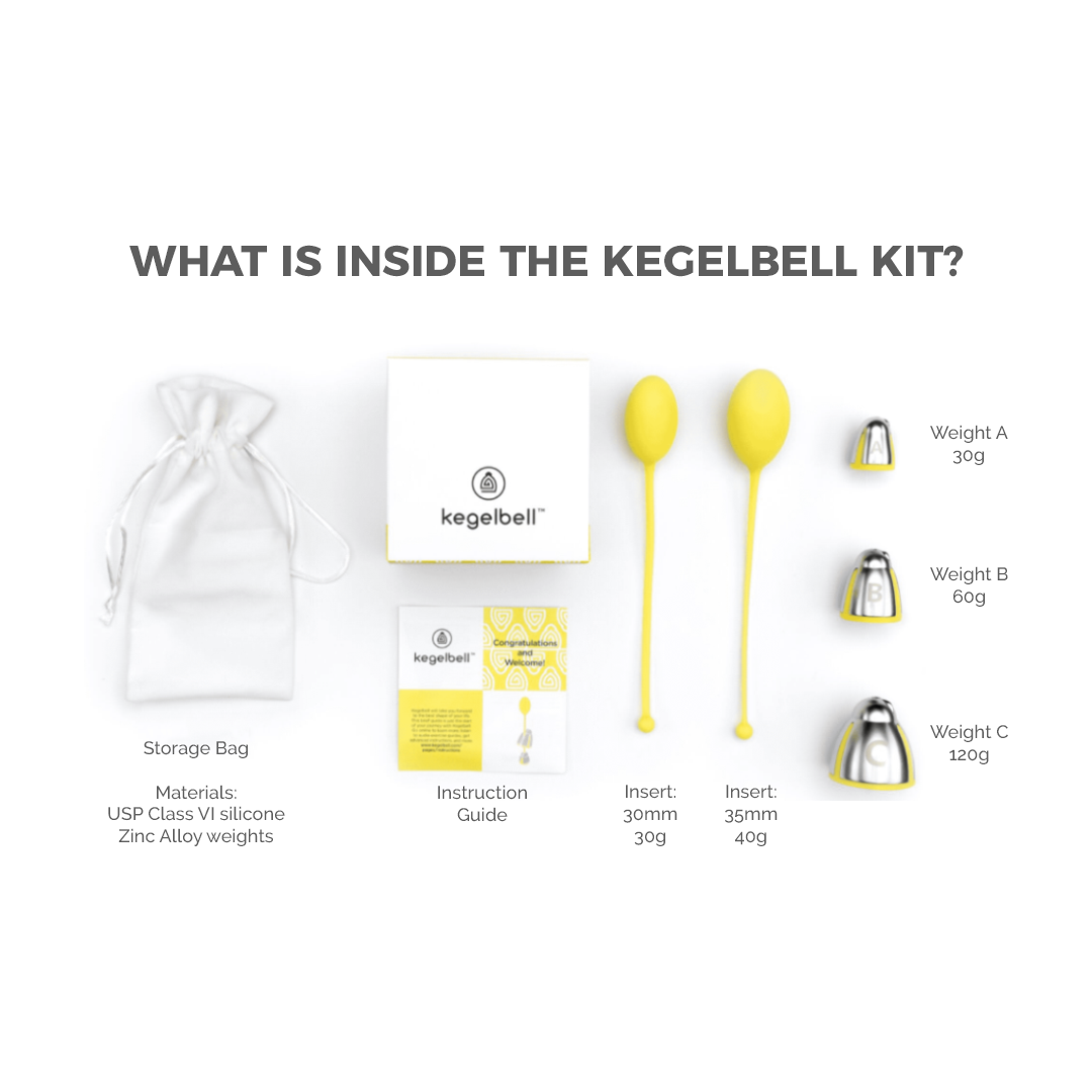 Kegelbell® The Vagina Gym® Kit Weighted Vaginal Exercise Device